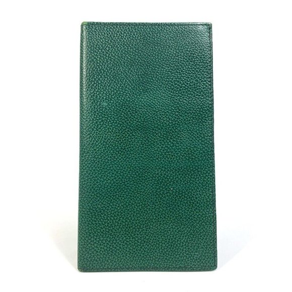 ROLEX logo Notebook notebook stationery Notebook Leather Green - Picture 1 of 12